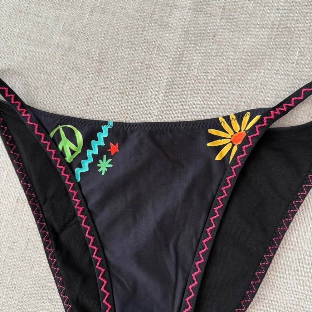Banana Moon Lita Stabilight Black To The Sun And Back Sunwear Swim Bottom - Picture 4 of 6